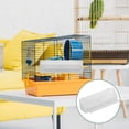 thumbnail image 1 of unbranded Automatic Parrot Feeder White Hanging Bird Food Tray with Antisplash Prevention Feature, 1 of 8