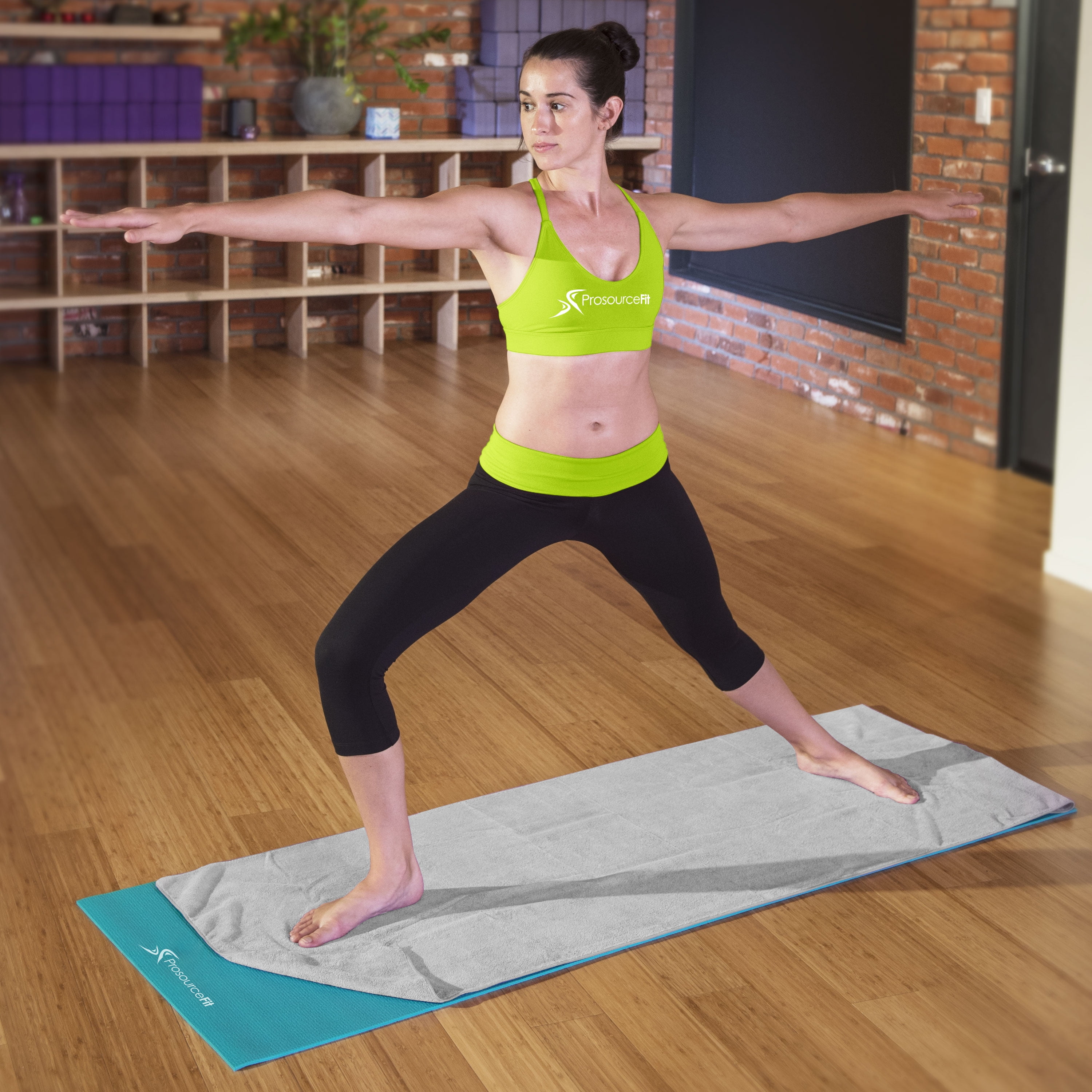 FormFit Purple Yoga Towel - 68-in x 24-in - Super Absorbent and Anti-Slip  Microfiber - Pilates & Yoga Accessories in the Pilates & Yoga Accessories  department at