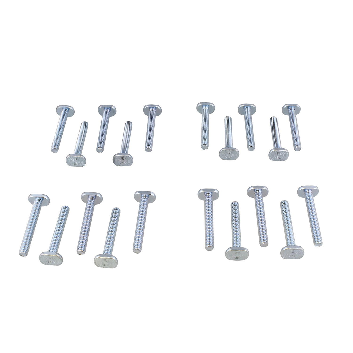 DCT Tee Bolt Set 20 Pack T Bolts for Woodworking, T Track Bolts
