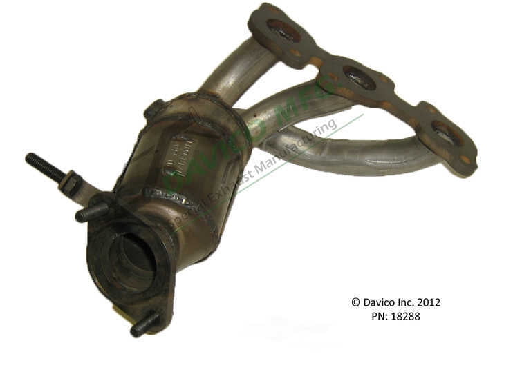 Davico Mfg 18288 Direct-Fit Catalytic Converter - Manifold