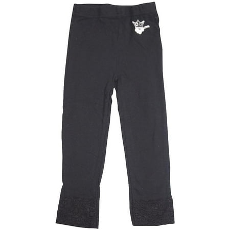 - Wild Mango Girls Legging Pants Lace or Print Sizes 2T - 10 - Fashion Pants, 32128 black / 10