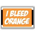 thumbnail image 1 of SignMission Panneau en Plastique 8 Pouces X 12 Pouces, Orange Saigné, 1 of 5