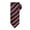 Burgundy/ Aubergine, variant on Premier Mens Waffle Stripe Formal Business Tie (Pack of 2)