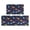Dinosaur and Text Navy Blue Pattern, variant on Dinosaur and Text White Pattern Anti Fatigue Kitchen Rugs Set Of 2, Non Slip Washable Decorative Floor Mats for Kitchen Sink Laundry, 17"x30" and 17"x47"