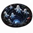 thumbnail image 2 of Luckky 3D Illusion Halloween Round Mat,Soft Funny Visual Effect Area Rug with Non-Slip Bottom,Indoor Decor Floor Mat for Entryway,Living Room,Bedroom,Halloween Home Decoration, 2 of 6
