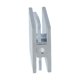 thumbnail image 3 of Abrazadera de latón para puerta de baño Panel fijo Abrazadera en U Cuadrada para vidrio templado de 8-12 mm, 3 of 11