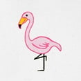thumbnail image 2 of DALIX Flamingo Striped Canvas Tote Bag Premium Cotton in Pink, 2 of 6