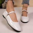 thumbnail image 5 of longantii Mary Jane Shoes for Women Slip on Dressy Ballerina Flats Shoes for Women New Trendy Non-Slip Shoes for Casual Formal Work School Office Walking Beige, 5 of 8