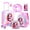 5PC Kids Luggage Set - Fairy Unicorn Pink, variant on 5-Piece Kids Luggage with Wheels – Smart Hardshell Girls Suitcase with 360° Spinner, Lightweight Airline-Approved Carry-On (16") Set for Travel, Clever Cat Pink