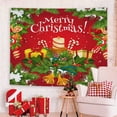 thumbnail image 1 of Christmas Background Cloth Holiday Party Event Decoration Tapestry Cloth Christmas Greetings Decoration Poster, 1 of 6