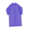 thumbnail image 3 of impermeable portátil, ligero y con capucha, reutilizable, ideal para senderismo, actividades al libre, para hombres y mujeres. Violeta, 3 of 8