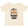 thumbnail image 3 of Inktastic Monkey I Love Hanging out with My Nana Boys or Girls Baby T-Shirt, 3 of 5