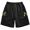 thumbnail image 4 of HOOMEUMY Mens Cargo Shorts Comfy Casual Summer Lightweight Elastic Waist Baseball Gym Short Pants with Pockets Black XXL, 4 of 9