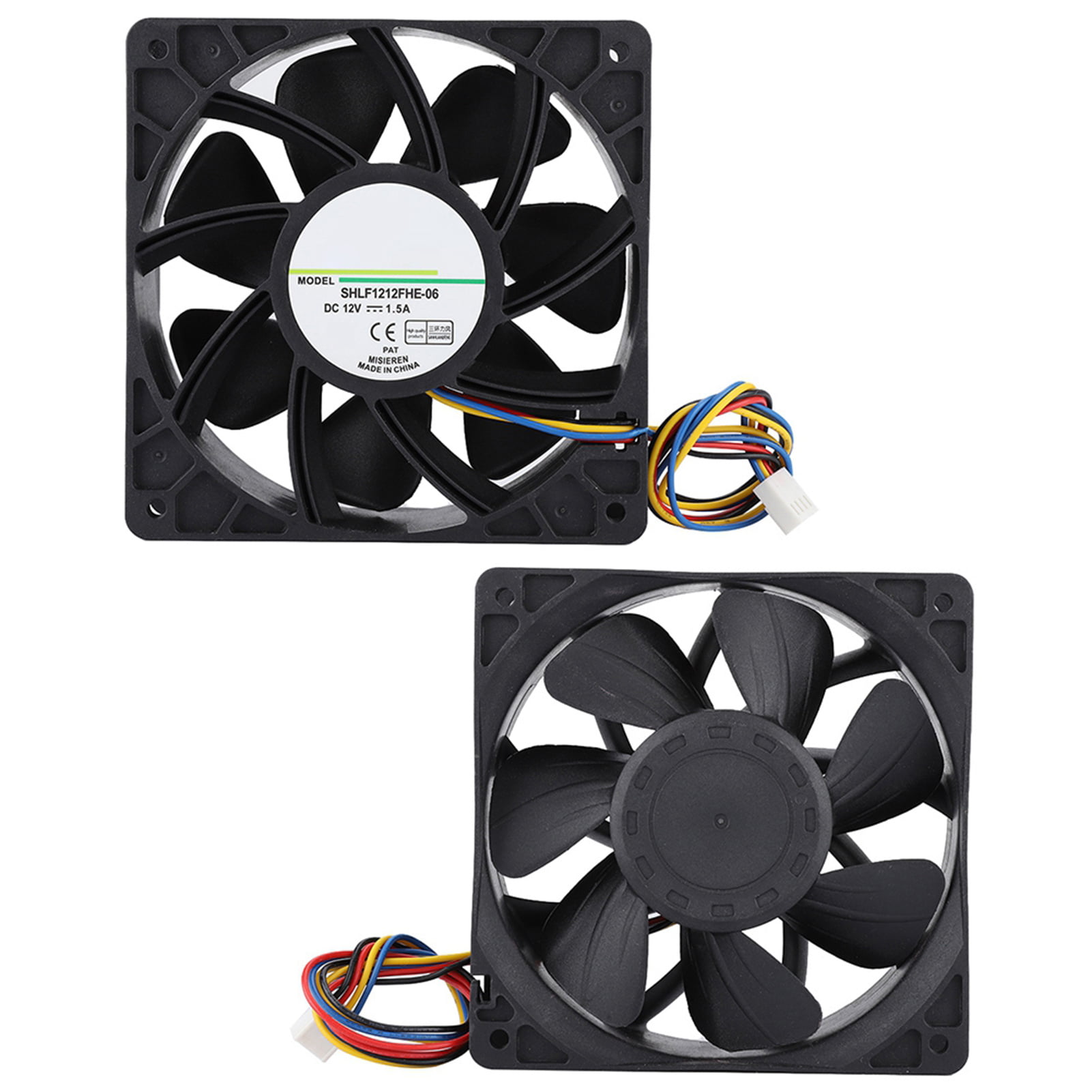 Pokerty Mini Cooling Fan SHLF1224VBE-46 DC24V 12CM Industrial Chassis Fast Heat Dissipation Cooling Fan Cooler 