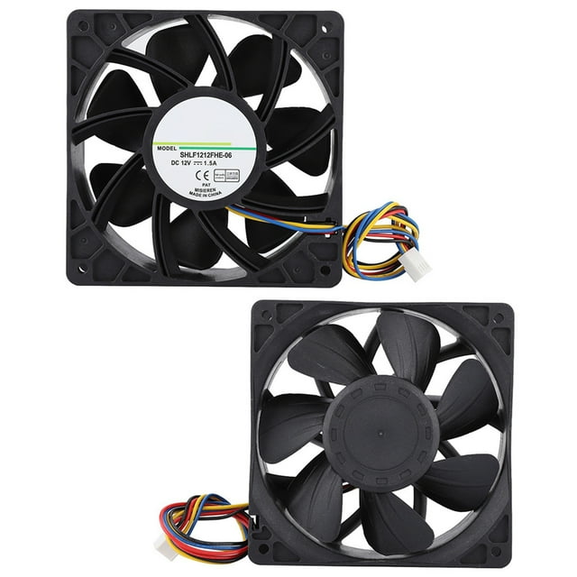 Ventilador de refrigeración, SHLF1212FHE-06 DC12V 1.5A 12CM DV Ventilador de refrigeración Control de temperatura Ventilador de refrigeración construido para durar