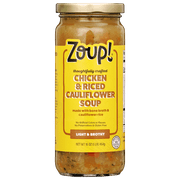 Zoup! Chicken and Riced Cauliflower Soup, Shelf-Stable, 16 oz