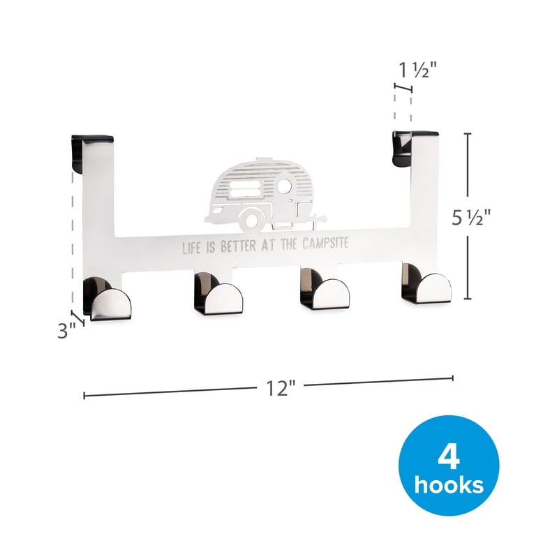 Camco Life is Better at The Campsite RV Door Window Light Blocking Shade | Helps Keep The Interior Temperature Cooler in Hot Weather | Provides Added