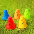 thumbnail image 4 of 10 piezas de balde de señal, barrera de cono de carretera, obstáculos, marcadores de bloqueo para patinaje sobre ruedas, fútbol, entrenamiento de fútbol, taza de marcado, 4 of 5