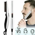 thumbnail image 1 of CNKOO Comb Quick Heated Hair Straightening Brush Styler for Mens, 1 of 12