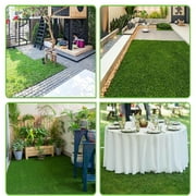 Petoto 3.3ft x 33ft Realistic Artificial Grass Turf Lawn, Indoor Outdoor Garden Lawn Landscape Synthetic Grass Mat Fake Grass Rug, Thick Faux Grass Rug Carpet for Pets