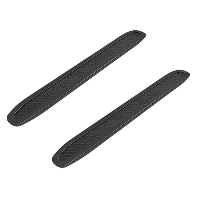 protectores de parachoques de coche, universales y flexibles, de fibra de carbono, para arañazos delanteros y traseros.