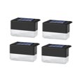 thumbnail image 3 of AJKSFHIU Solar Deck Lights Solar Powered,Solar Stair Lights Outdoor Waterproof,Solar Step Lights Auto ON/Off,Solar Lights Stick on Garden,Patio,Pathway,Walkway,Driveway Warm 4 Pack, 3 of 7