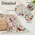 thumbnail image 2 of Watercolor Flowers Pillow Covers, Linen Long Throw Pillow Case, Rustic Spring Floral Botanical Beige Holiday Pillow Protector Decorative Cushion Cover for Living Room/Bedroom 24" x 36", 2 of 8