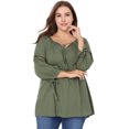 thumbnail image 1 of BluTop Cuello Redondo Mangas Raglán TalExtPaMujer Verde 3XL, 1 of 7