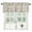 Khaki, variant on Farmhouse Yellow Kitchen Valances for Windows 60x18 Inch Kitchen Curtains Valances Rod Pocket Vintage Flower Leaf Botanical Plant Bathroom Window Valances for Window Treatment Decor