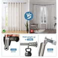 thumbnail image 6 of Urbanest Adjustable Single Curtain Rod Set Chilton Finials – 1 - Inch Diameter, With Pewter Rod, 84–120 Inches, 6 of 6