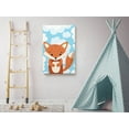 thumbnail image 3 of Awkward Styles Fox in Clouds Poster Art Little Fox Poster Decor Baby Girl Room Decoration Baby Boy Play Room Wall Art Ready to Hang Artwork for Kids Fox Poster Illustration Fox Nursery Baby Room, 3 of 3