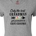 thumbnail image 4 of Inktastic Only the Best Grandmas Get Promoted to Great Grandma Women's T-Shirt, 4 of 5