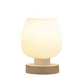 thumbnail image 1 of Table Lamp USB Charging LED Desk Lamp 3-Gear Colors Stepless Dimming Touch Switch Modern Small Lamp Home Decor for Bedroom Nightstand Couple Dinner Desk Terrace US plug, 1 of 7