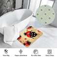 thumbnail image 3 of Ladybird Soft Polyester Non-Slip Machine Washable Floor Carpet Door Mat Office Rugs, 3 of 6