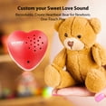 thumbnail image 3 of 2 Pack EKSEN Voice Recorder, 30 Seconds Voice Recorder for Stuffed Animals, Kids Bear Voice Box. Heart Voice Recorder, Easy to Record for DIY Gifts., 3 of 10