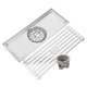 thumbnail image 1 of Floor Drain Cover Bathroom Accessories Workshop Utility Sink Drains Plastic Rectangular Prevent Dirty Things Through Sewer 1Set, 1 of 4