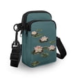 thumbnail image 3 of HELLHERO Water Lilies Women Messenger Bag Polyester with Zipper Crossbody Sling Bags for Travel Daily Use, 3 of 10