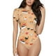 thumbnail image 1 of Balery Funny Sushi Body de cuello redondo de manga corta para mujer Tops de manga corta Tops básicos-XX-Large, 1 of 7