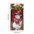 thumbnail image 3 of Taicans Christmas Snowman Door Cover,Waterproof Holiday Decor,Reusable Christmas Door Cover,Christmas Door Decorations,Christmas Door Coverings,35.4in x 70.8in ‌, 3 of 7