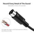 thumbnail image 4 of 4-Pack 5-Pin DIN MIDI Cable, 3-Feet Male to Cable for Keyboard,Keyboard Synth,Rack Synth, 4 of 7