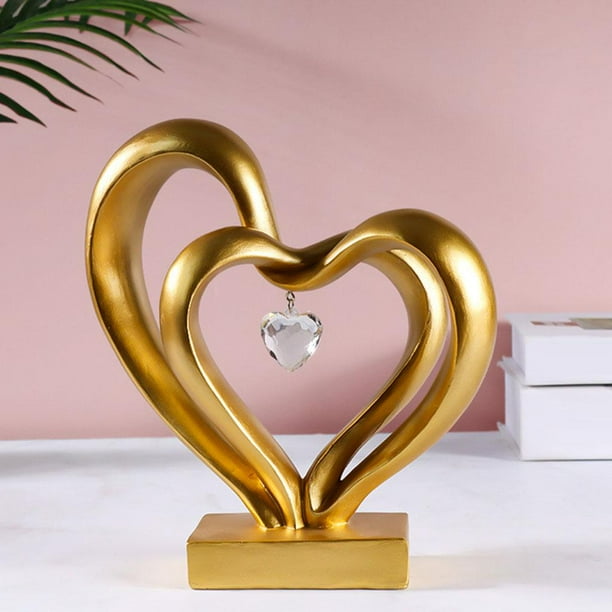 Escultura de mano pareja Decoración para hogar Estatua de amor romántico moderno BS8048