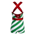 thumbnail image 2 of Yruioon Kids Girls Christmas Candy Cane Leotards Striped Jumpsuit Ballet Dance Unitards Halloween Green 14, 2 of 5