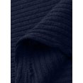 thumbnail image 4 of Innerwin Sweater Winter Warm Ladies Pullover Loungewear Solid Color Thermal Jumper Tops Navy Blue M, 4 of 6
