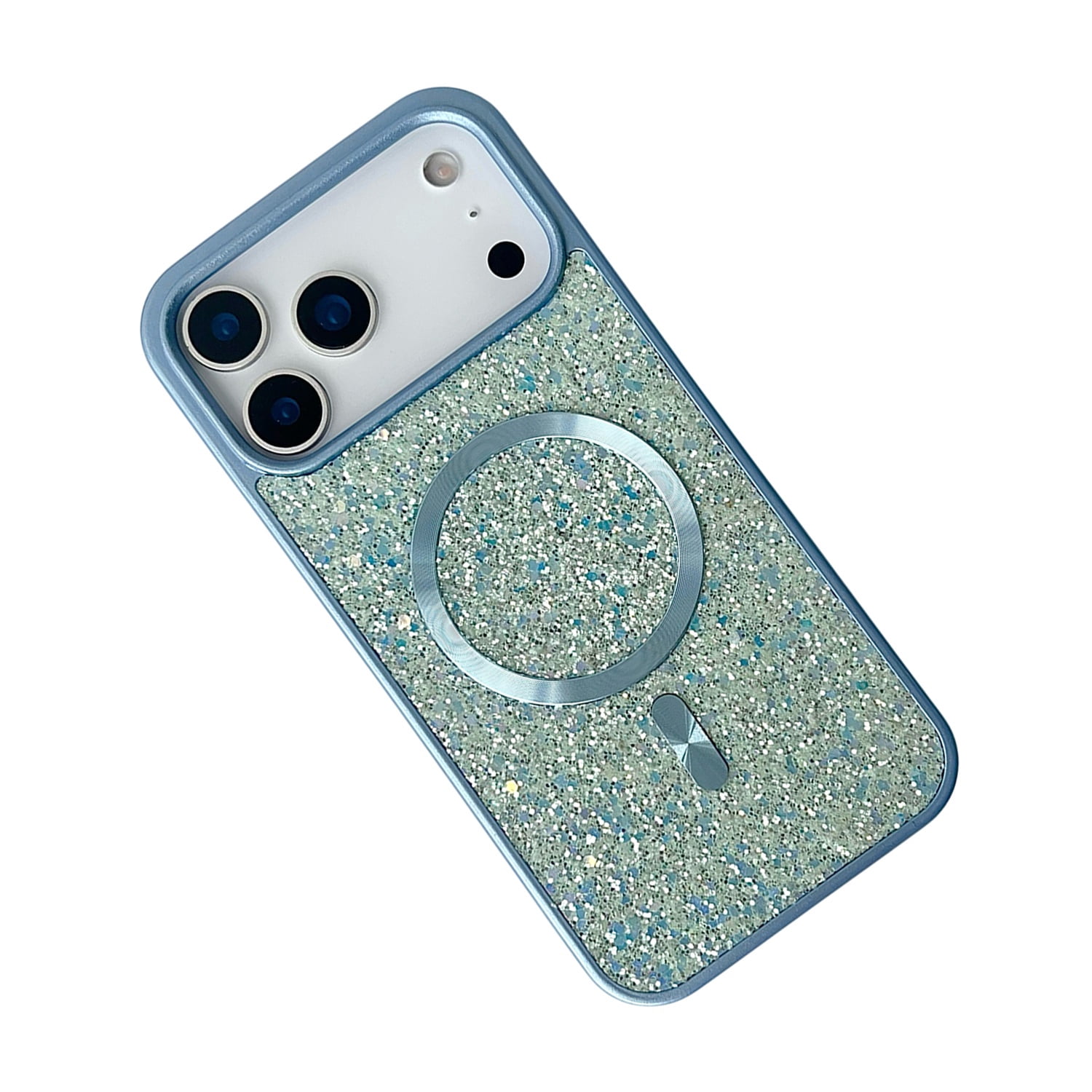 Sparkly Bling Case with MagSafe for iPhone 17 Pro - Blue