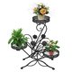 thumbnail image 1 of Soporte de 3 niveles para plantas estante de metal para interiores y exteriores para macetas, 1 of 7
