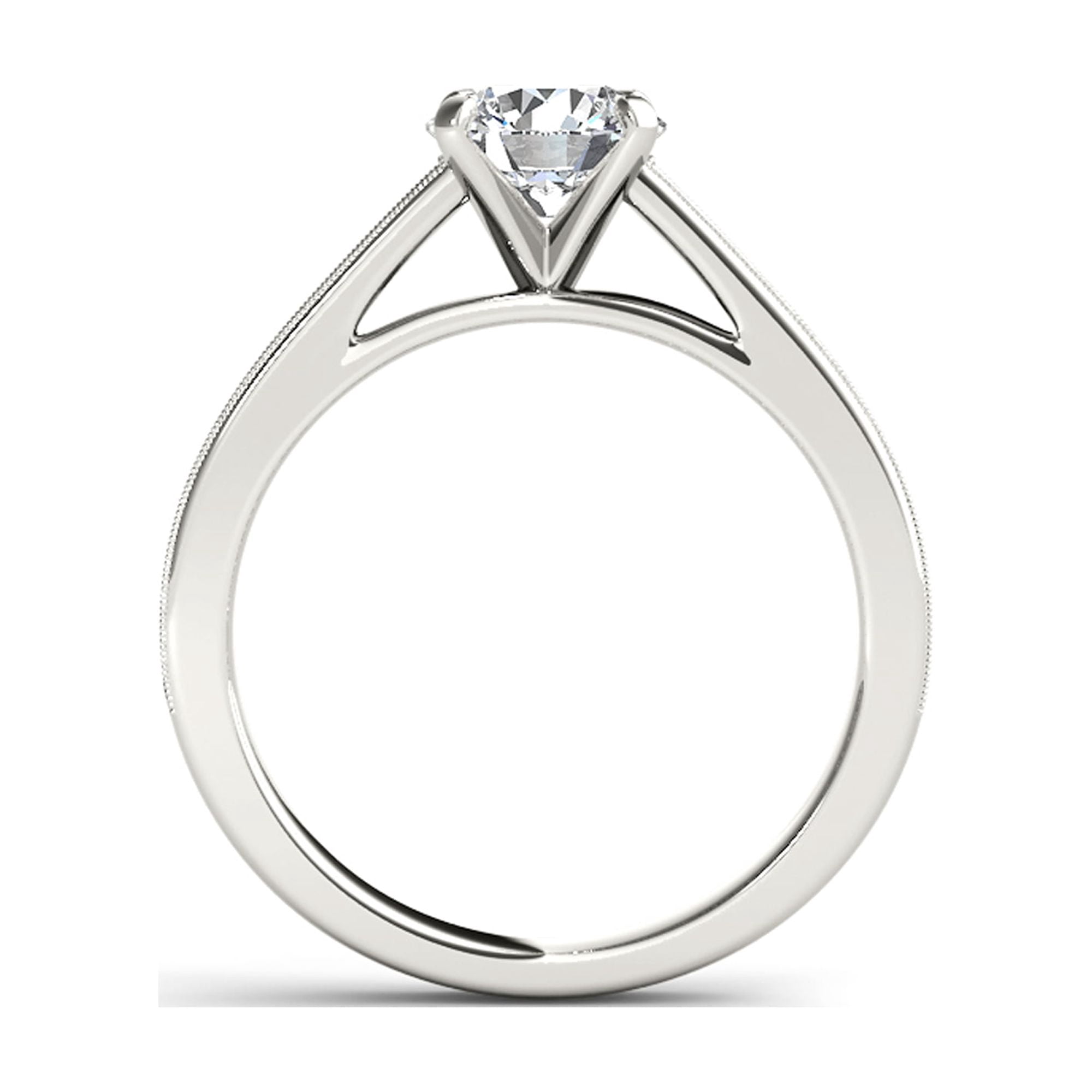 1 Carat T.W. Diamond Classic 14kt White Gold Engagement Ring