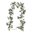 thumbnail image 4 of Guirnalda de artificial, enredaderas colgantes decorativas de vegetación para fiesta de puerta dentera del boda , crema perfecl Flores Vides, 4 of 8