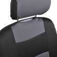 thumbnail image 4 of Car Seat Covers Full Set Front Rear Bench Cushion Pad Protector, Fit Most Cars, Trucks, Suvs, Vans, Gray, 4 of 12
