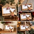 thumbnail image 3 of 2026 Christmas Cash Photo Frame Ornament, Dual-Use Wooden Hanging Decor with Slot for Photo or Cash, Festive Keepsake for Xmas Tree and Holiday Gift Giving, 3 of 7