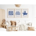 thumbnail image 6 of Henri Matisse Wall Art Prints Set of 3 Blue Abstract Matisse Canvas Wall Decor Aesthetic Wall Art Blue Minimalist Pictures Matisse Exhibition Poster Boho Artwork for Room Bedroom 12x16 Inch Unframed, 6 of 6